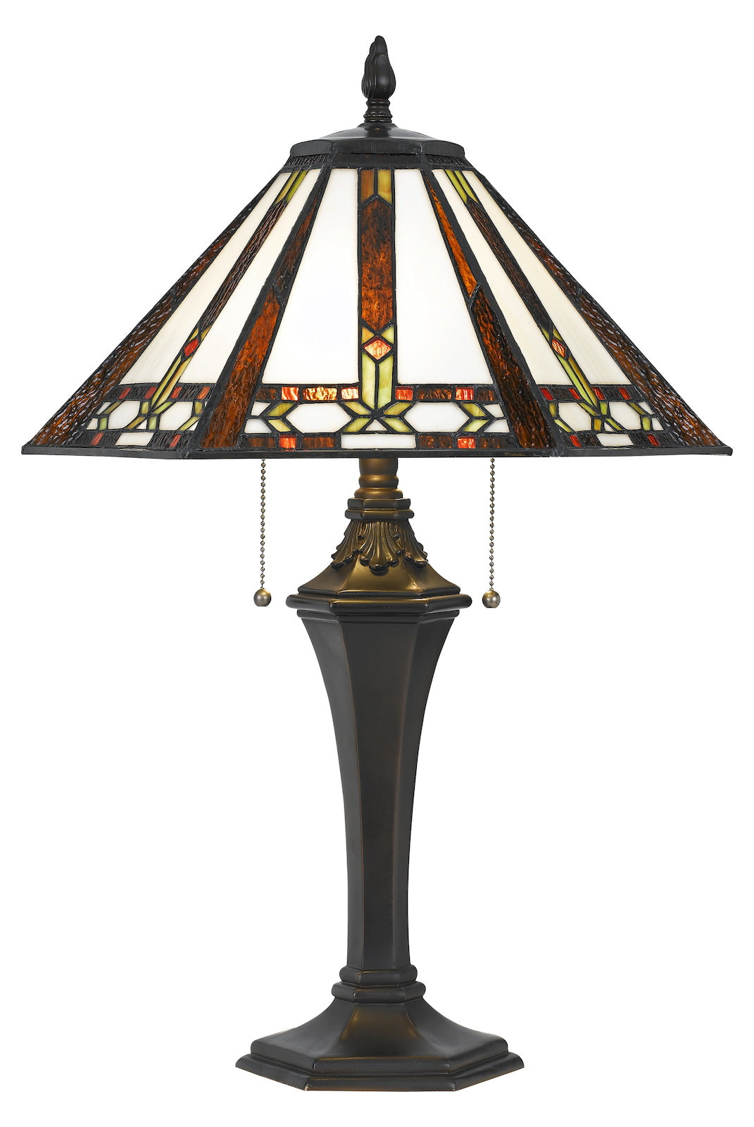 60W X 2 Tiffany Table Lamp by CAL Lighting