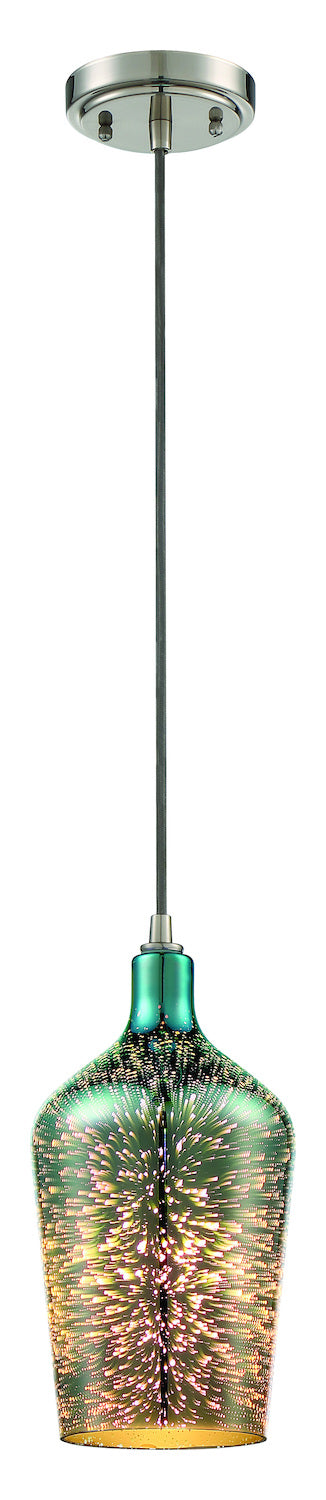 6in 1 Light  in Brushed Polished Nickel