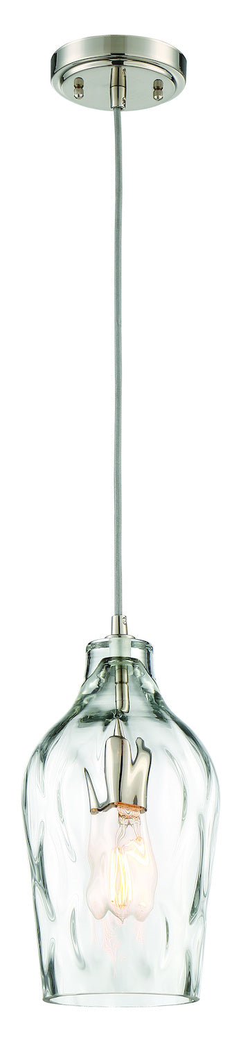 6.63in 1 Light  in Brushed Polished Nickel