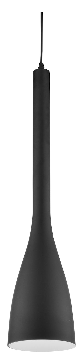 1Lt Pendant Matte Black Finish by Dainolite