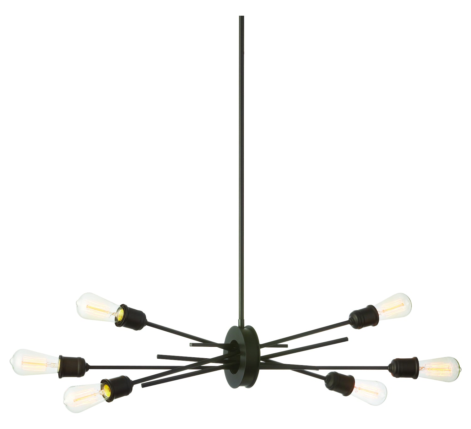 6Lt Horizontal Pendant Espresso Finish by Dainolite