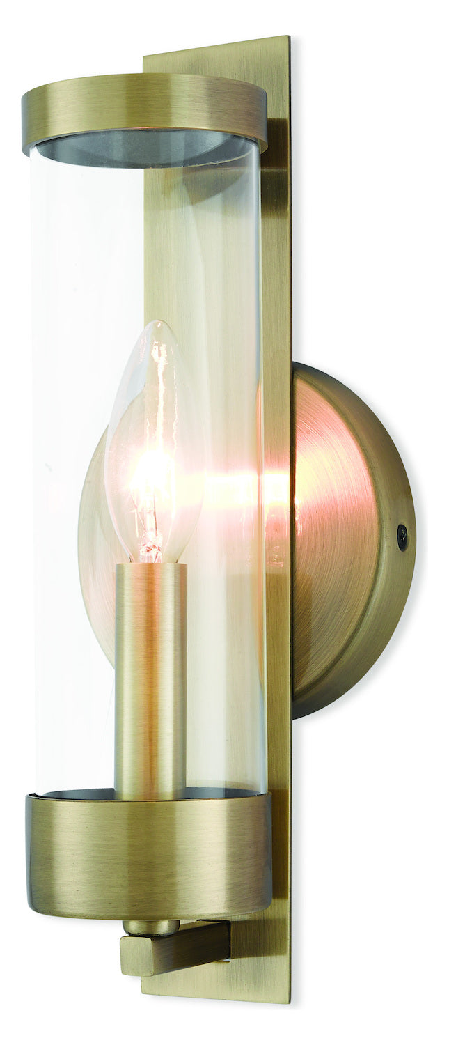 1 Lt Ab Ada Wall Sconce by Livex Lighting