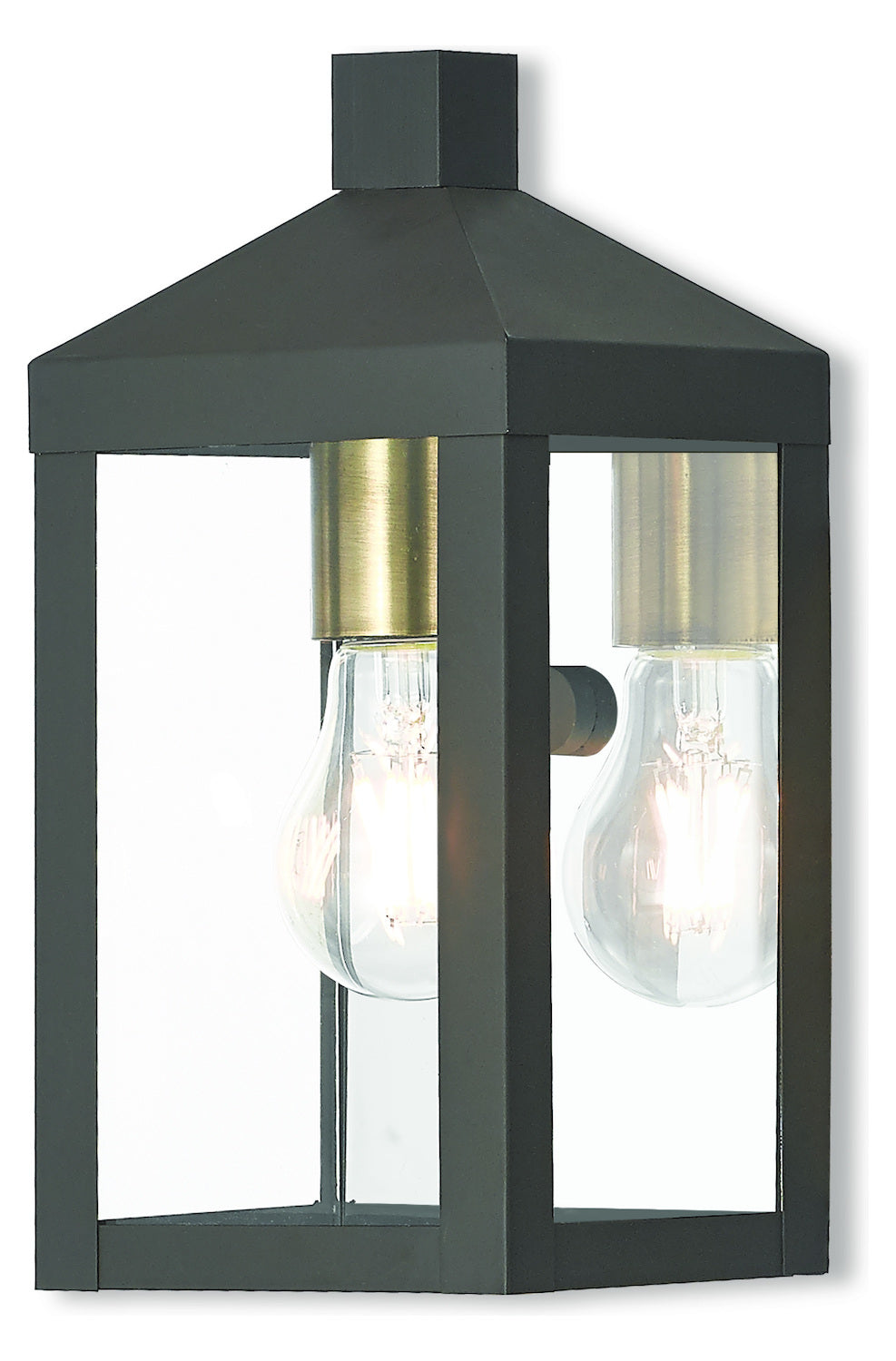 1 Lt Bz Outdoor Wall Lantern by Livex Lighting