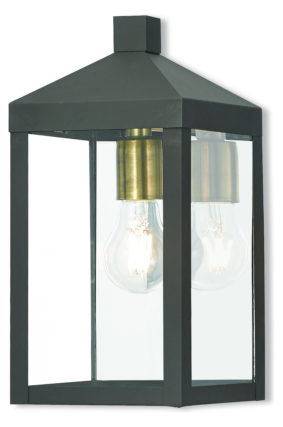 1 Lt Bz Outdoor Wall Lantern by Livex Lighting