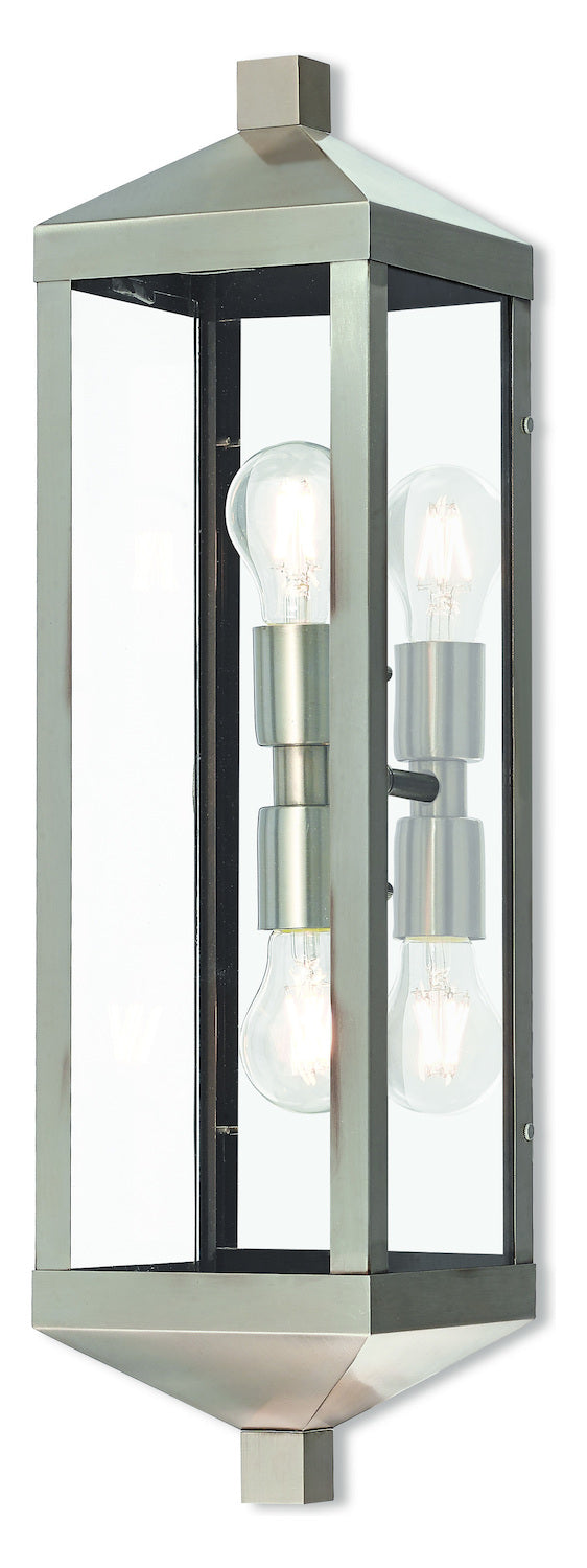 2 Lt Bn Outdoor Wall Lantern by Livex Lighting