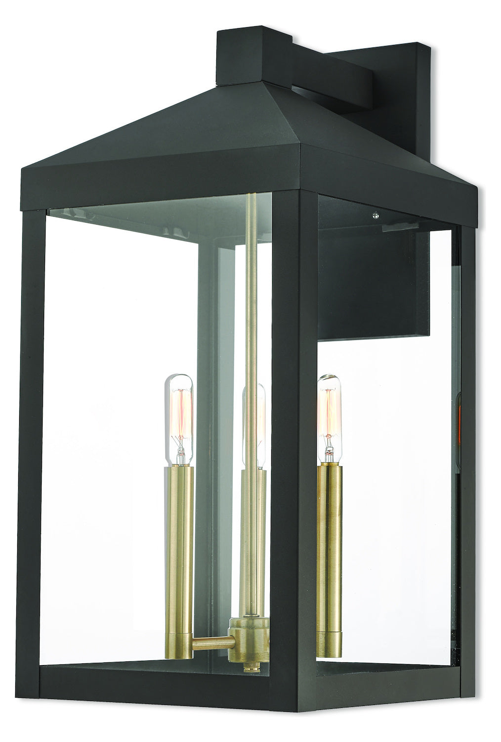 3 Lt Bz Outdoor Wall Lantern by Livex Lighting