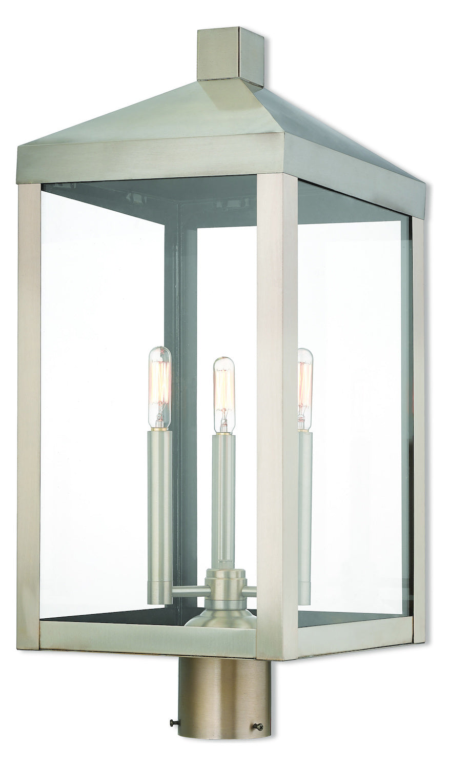 3 Lt Bn Outdoor Post Top Lantern by Livex Lighting