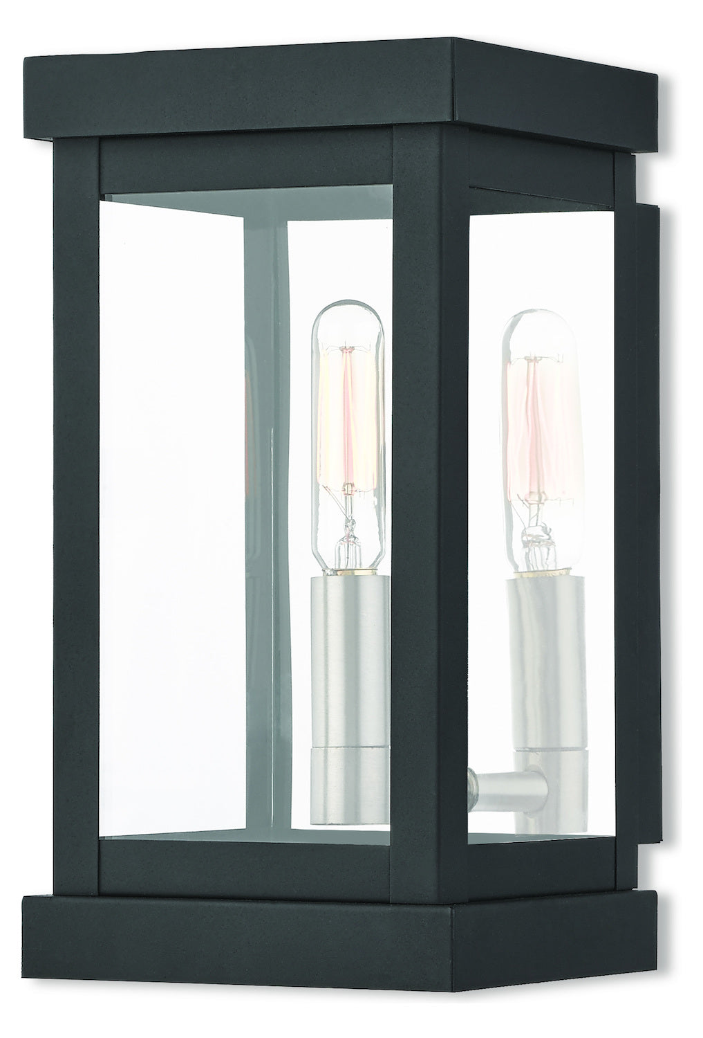 1 Lt Bk Outdoor Wall Lantern by Livex Lighting