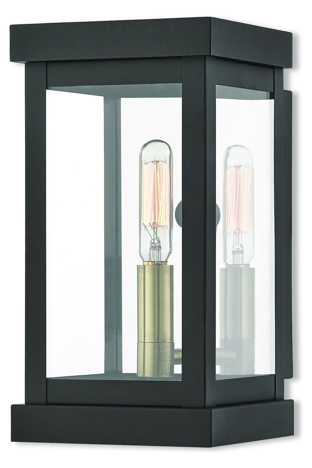 1 Lt Bz Outdoor Wall Lantern by Livex Lighting