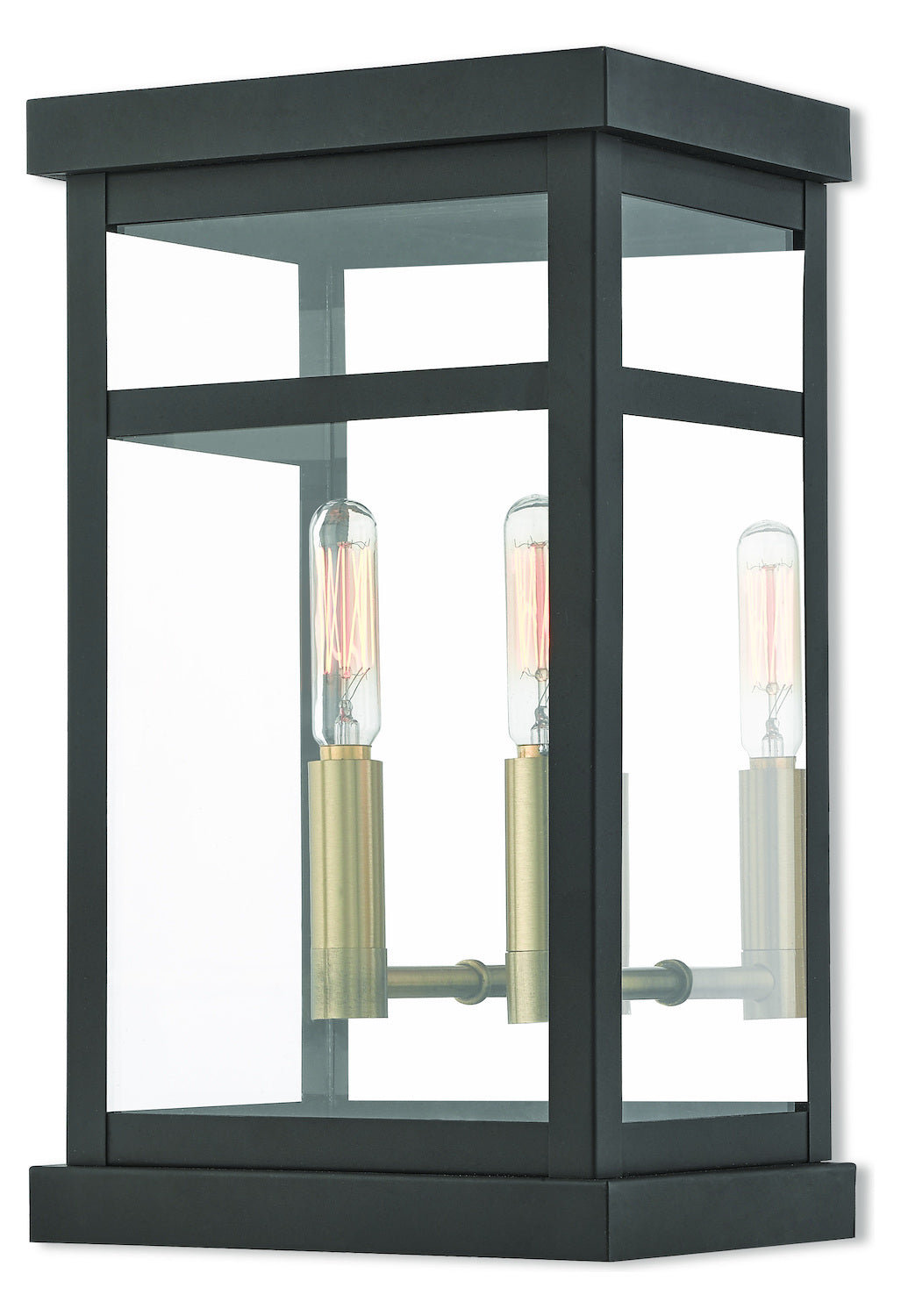 2 Lt Bz Outdoor Wall Lantern by Livex Lighting