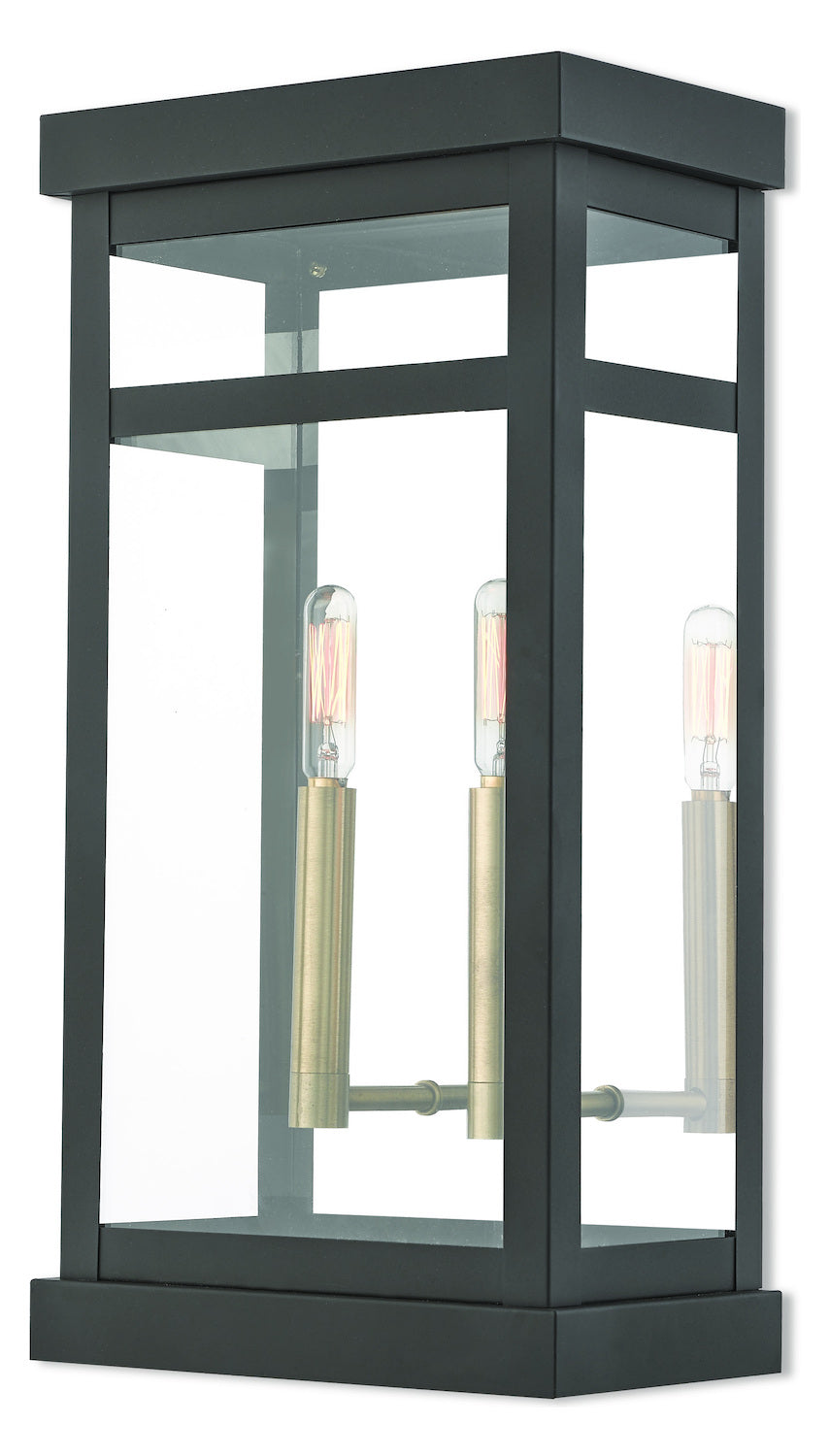 2 Lt Bz Outdoor Wall Lantern by Livex Lighting