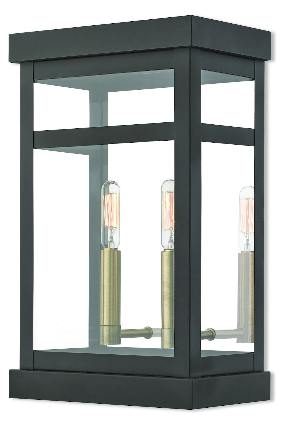 2 Lt Bz Outdoor Wall Lantern by Livex Lighting