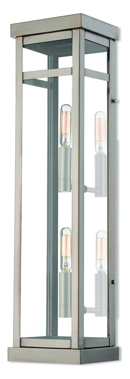 2 Lt Bn Outdoor Wall Lantern by Livex Lighting