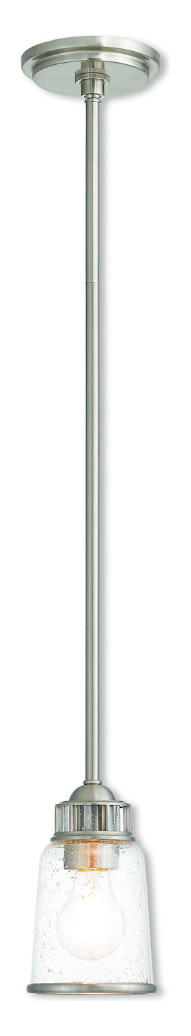 1 Lt Bn Mini Pendant by Livex Lighting