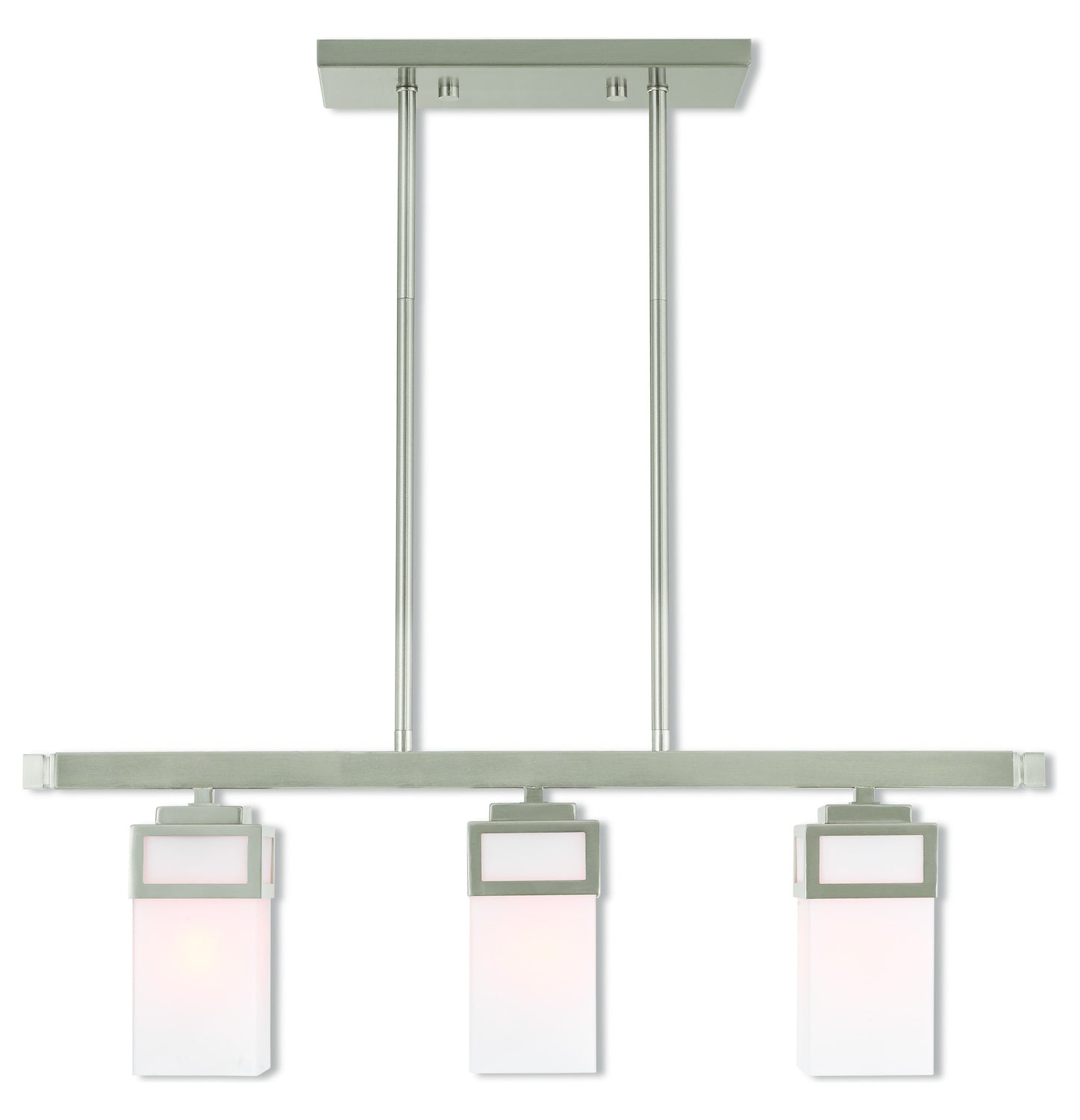 3 Lt Bn Linear Chandelier by Livex Lighting