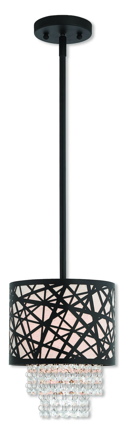 1 Lt Bz Mini Pendant by Livex Lighting