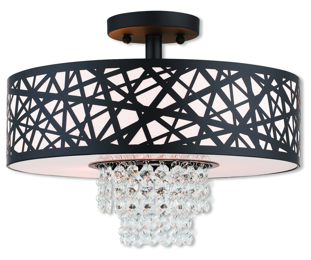 3 Lt Bz Ceiling Mount by Livex Lighting