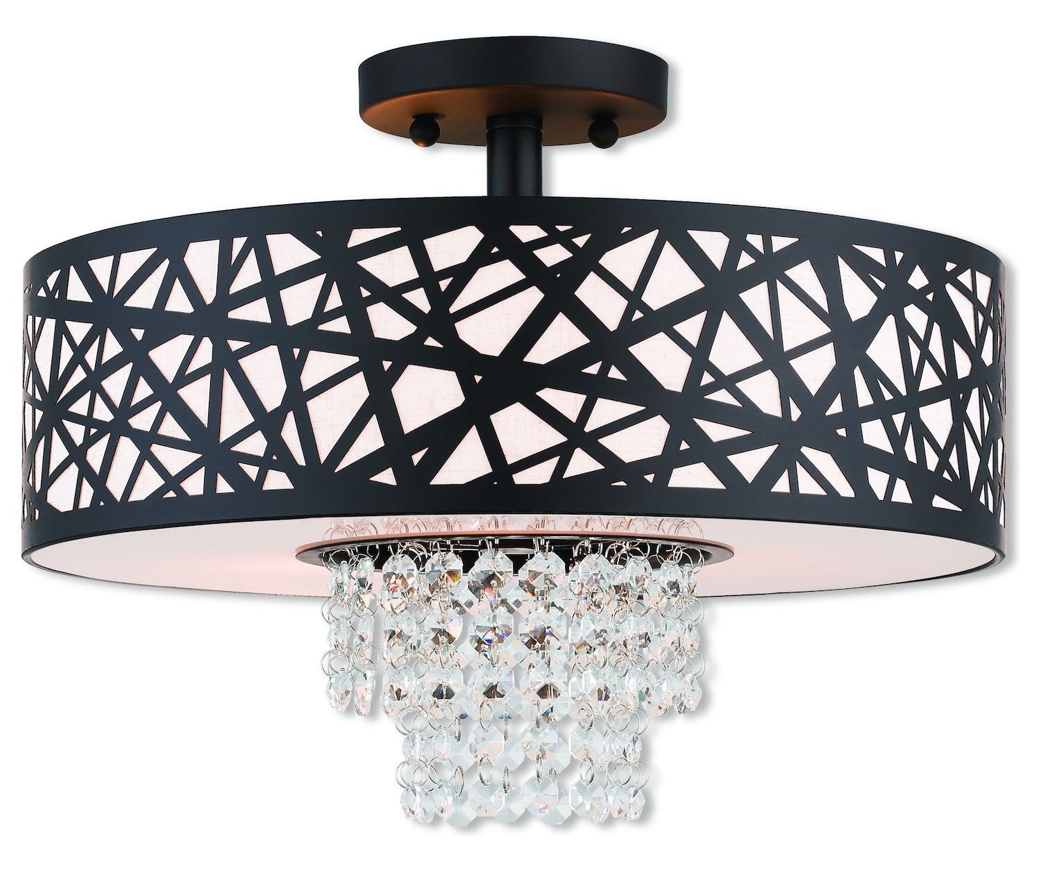 3 Lt Bz Ceiling Mount by Livex Lighting