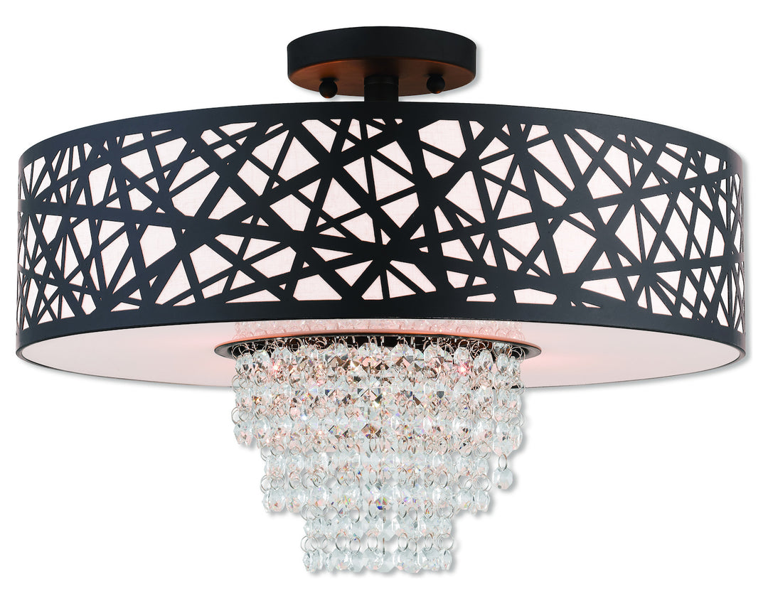 4 Lt Bz Ceiling Mount by Livex Lighting