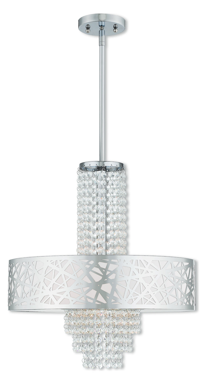 4 Lt Ch Pendant Chandelier by Livex Lighting