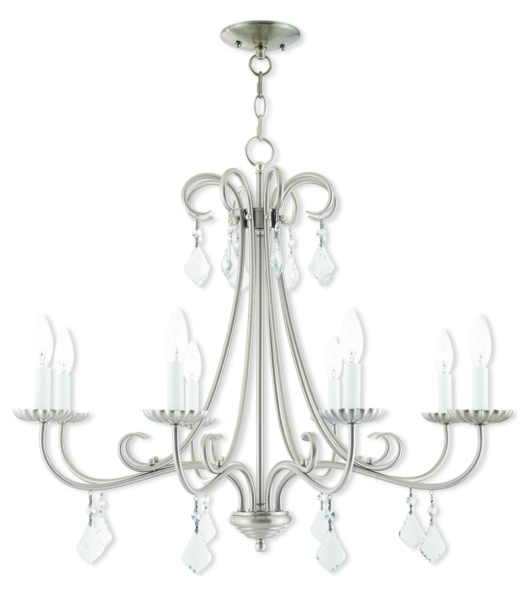 8 Lt Bn Chandelier by Livex Lighting