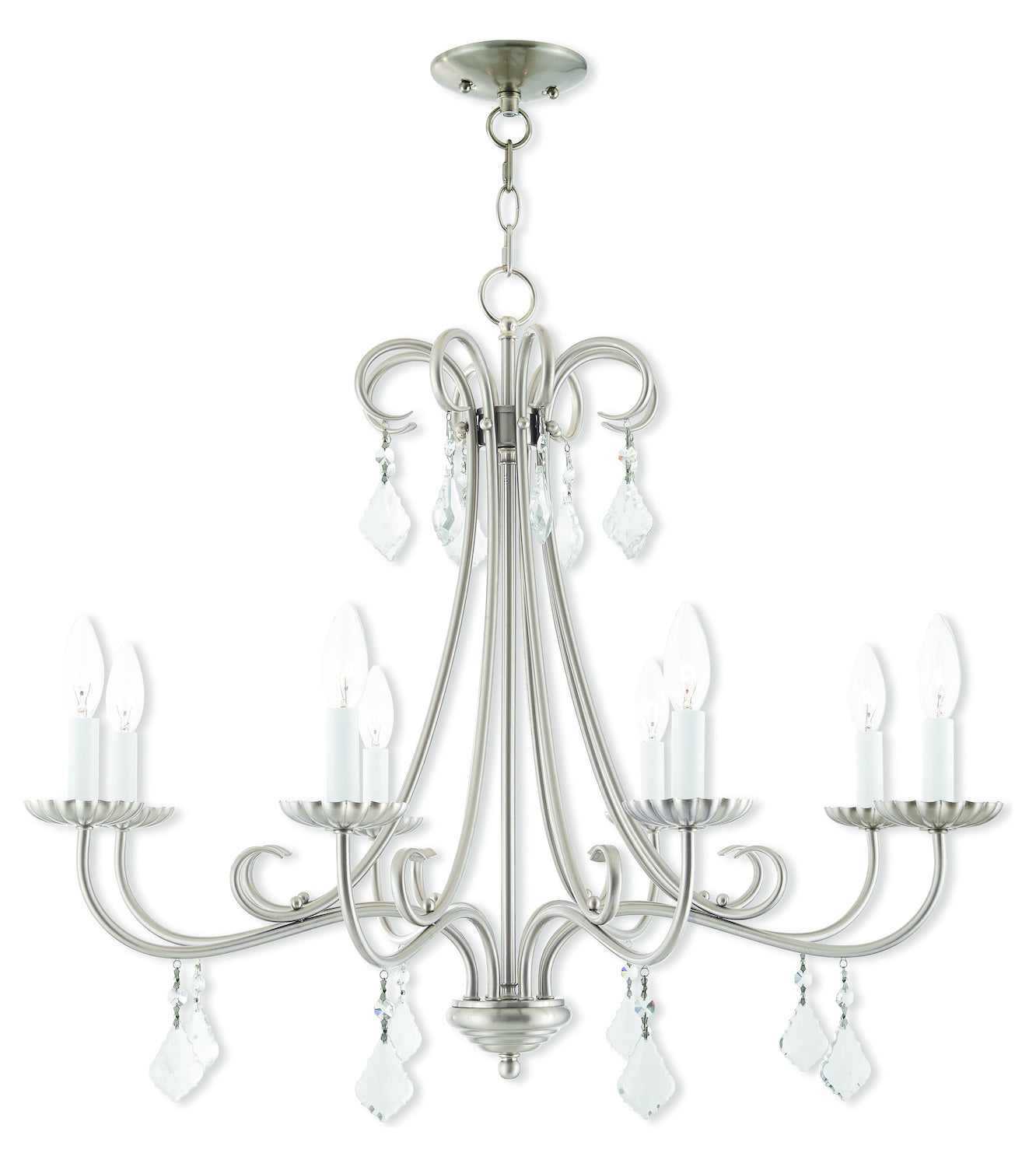 8 Lt Bn Chandelier by Livex Lighting