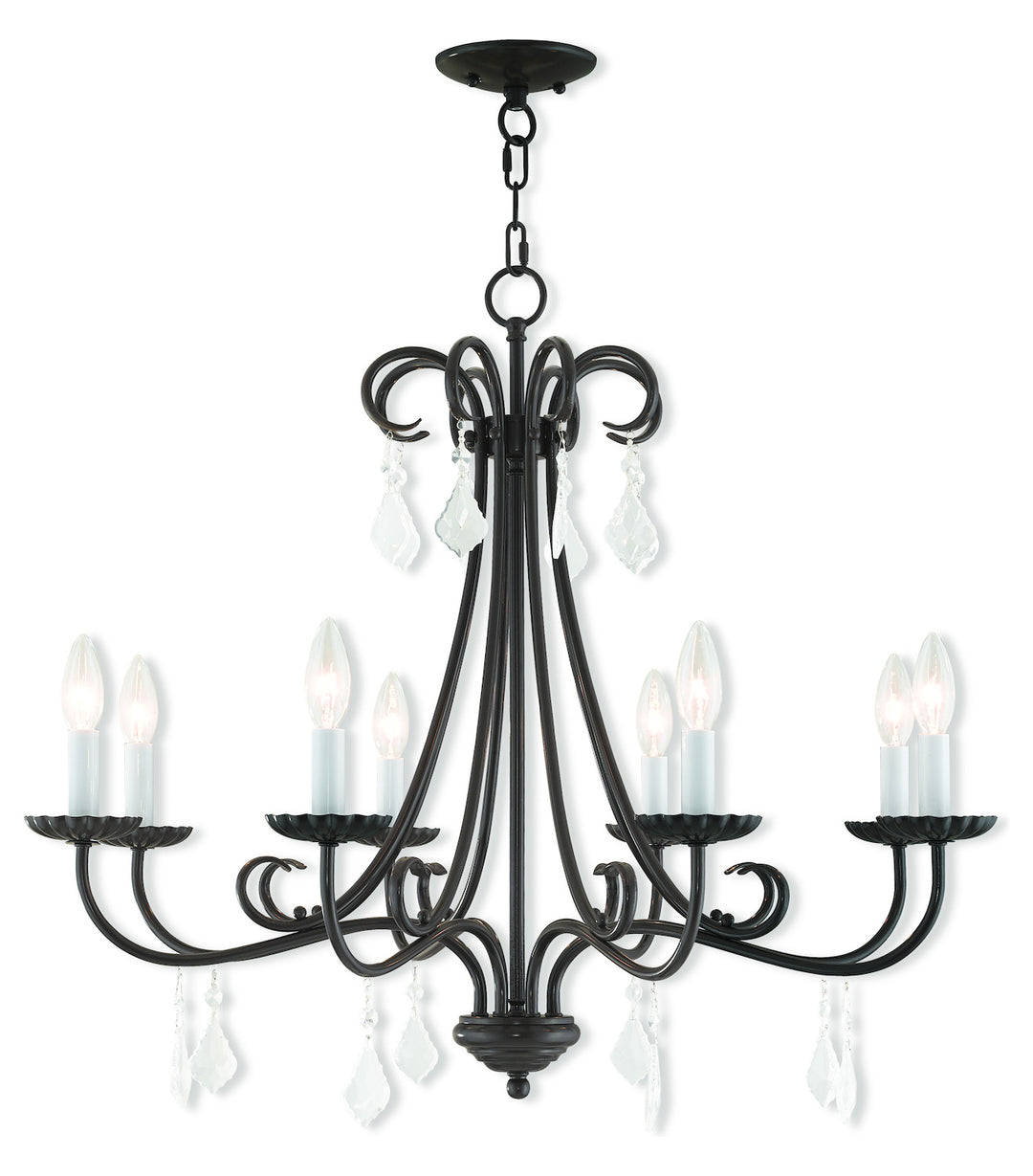8 Lt Ebz Chandelier by Livex Lighting