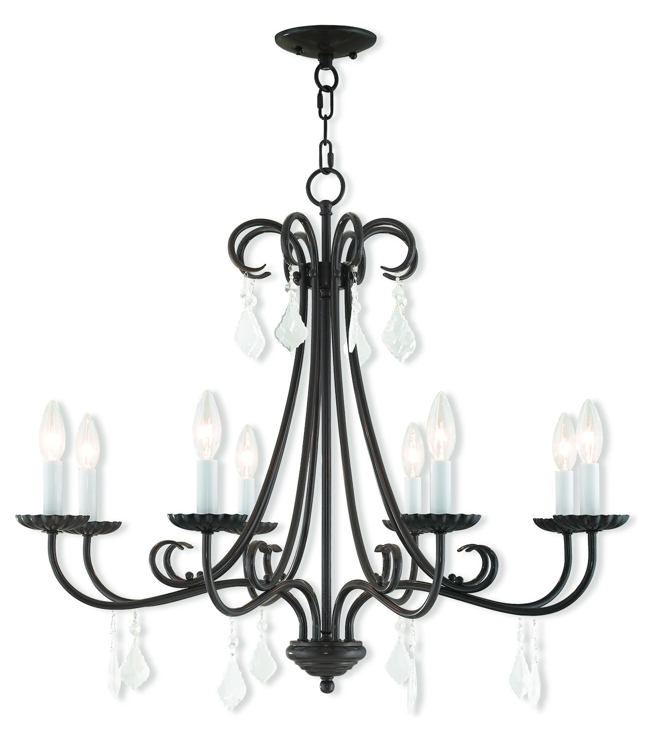 8 Lt Ebz Chandelier by Livex Lighting