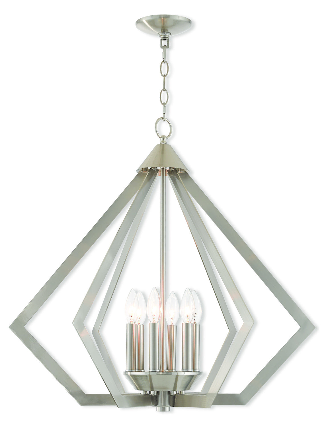 6 Lt Bn Chandelier by Livex Lighting