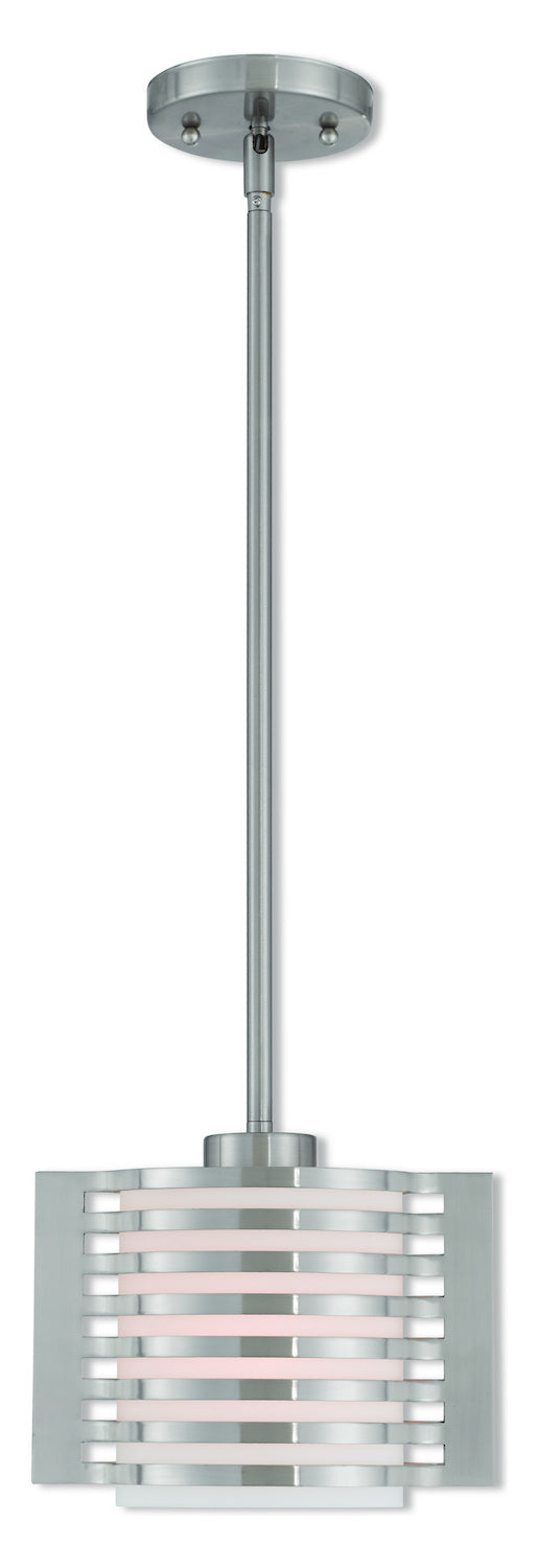 1 Lt Bn Mini Pendant by Livex Lighting
