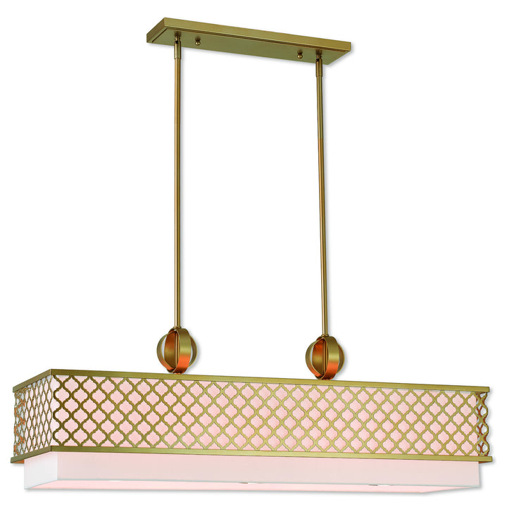 9 Lt Sg Linear Chandelier by Livex Lighting