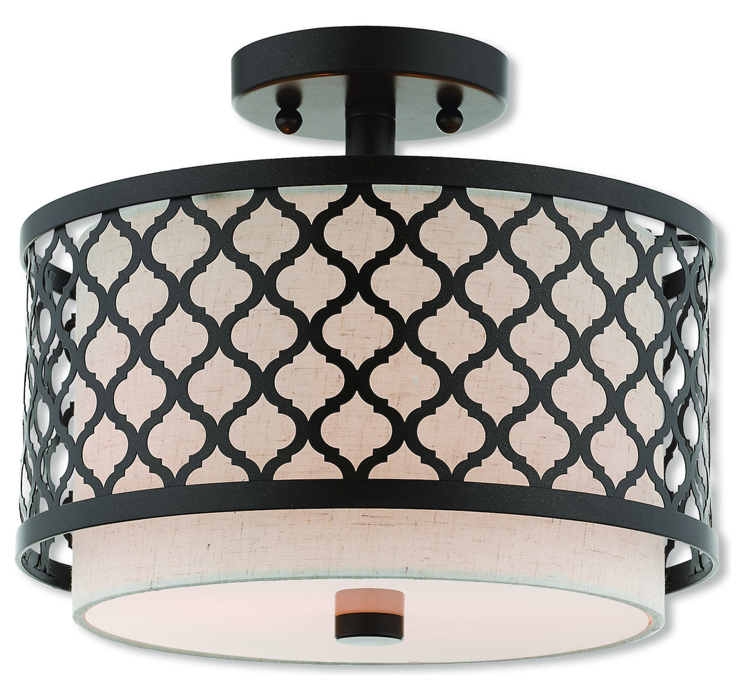 2 Lt Ebz Ceiling Mount by Livex Lighting