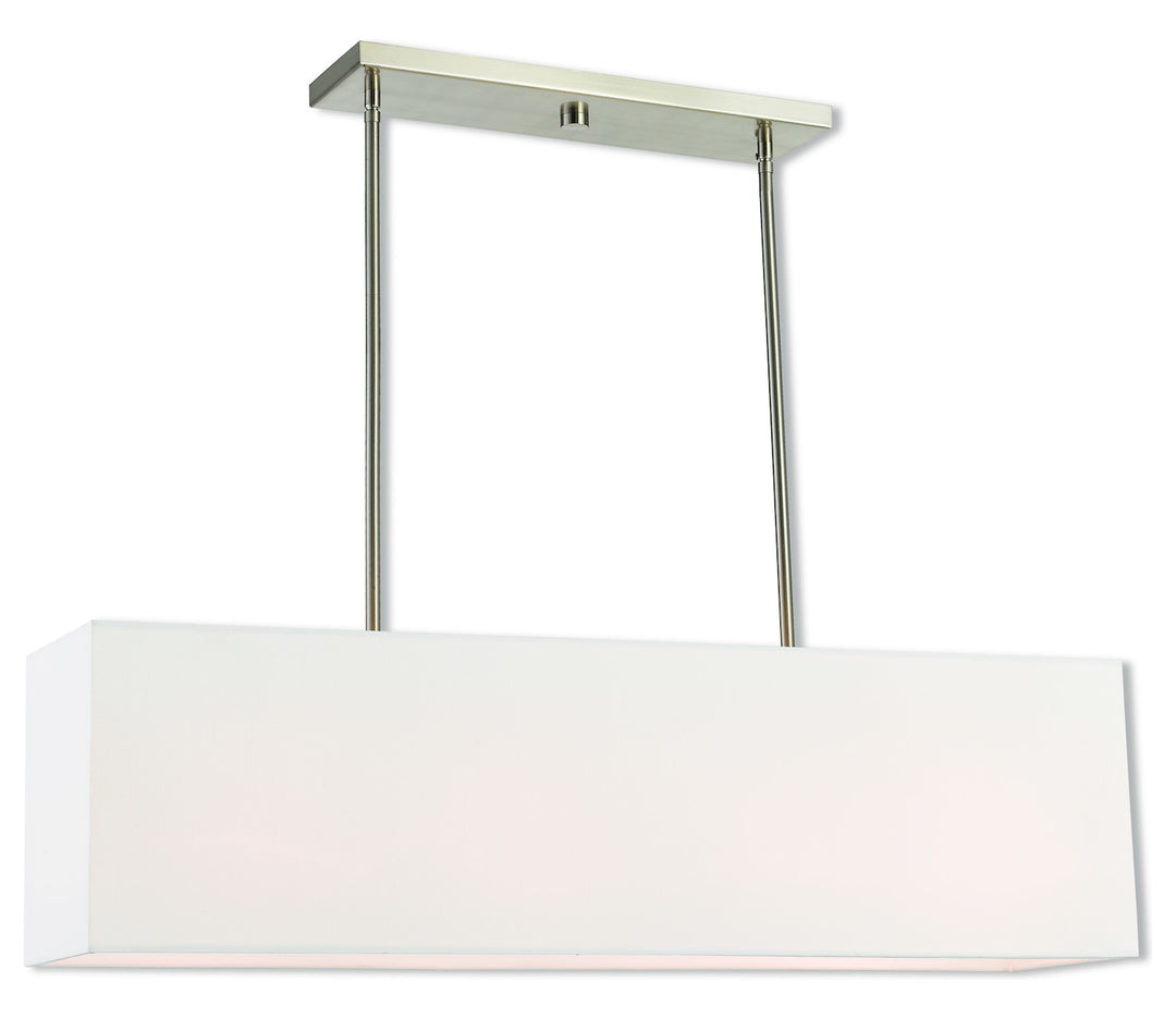 4 Lt Bn Linear Chandelier by Livex Lighting