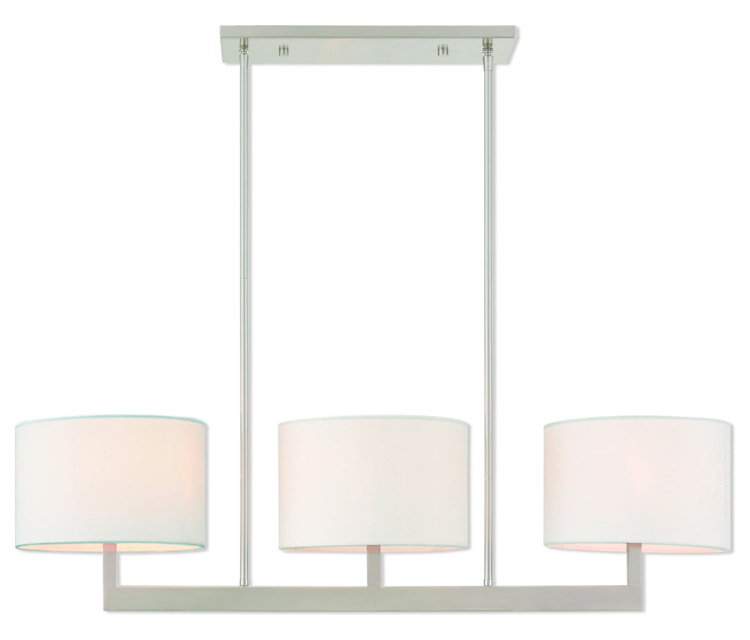 3 Lt Bn Linear Chandelier by Livex Lighting