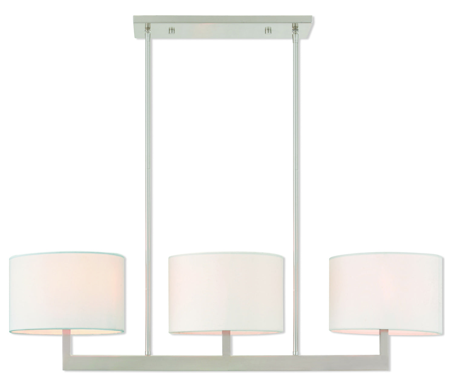 3 Lt Bn Linear Chandelier by Livex Lighting