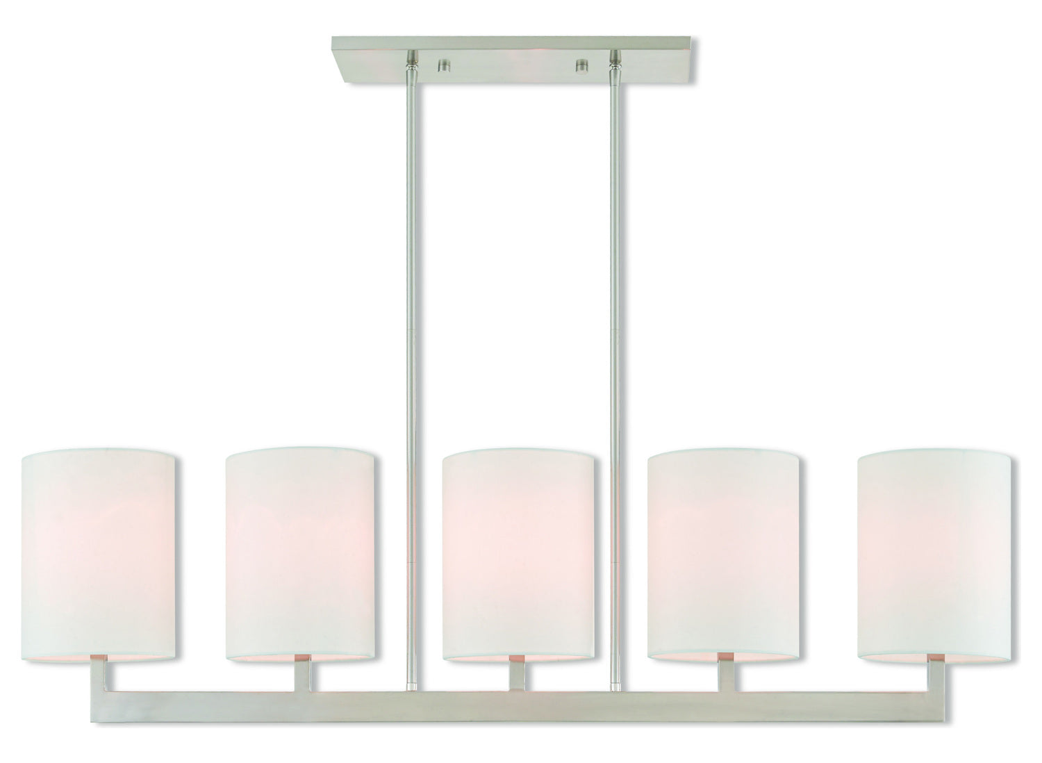 5 Lt Bn Linear Chandelier by Livex Lighting
