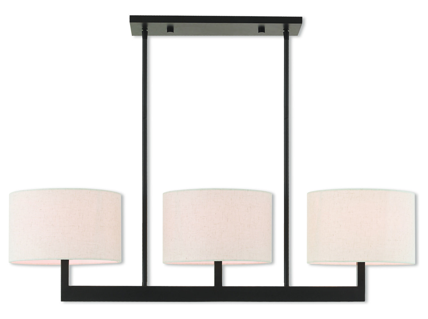 3 Lt Bz Linear Chandelier by Livex Lighting
