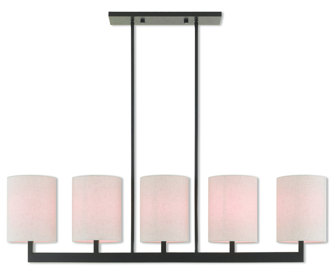5 Lt Bz Linear Chandelier by Livex Lighting