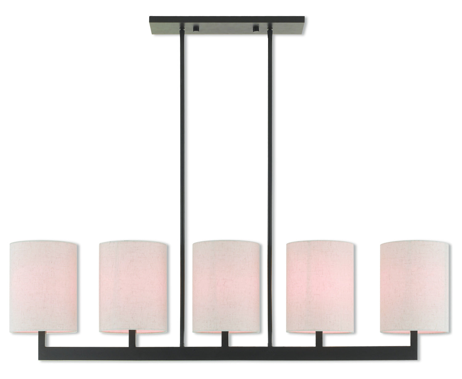 5 Lt Bz Linear Chandelier by Livex Lighting