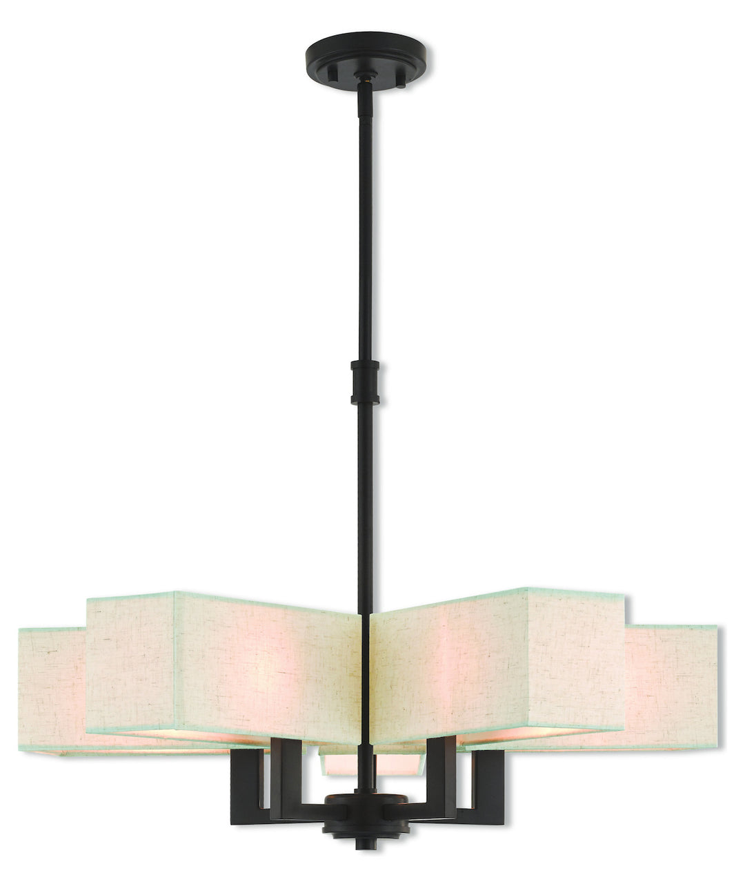 5 Lt Bz Chandelier by Livex Lighting