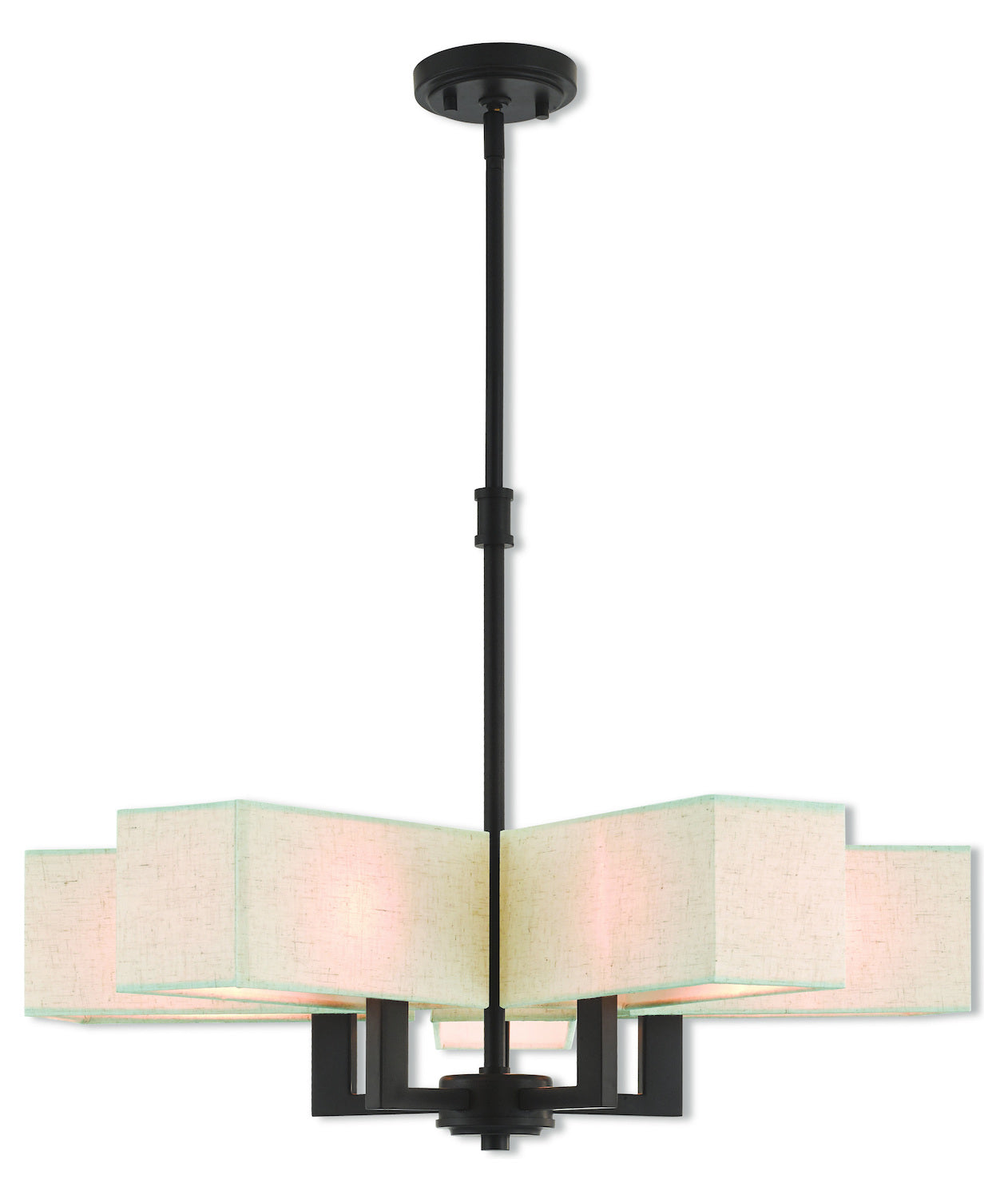 5 Lt Bz Chandelier by Livex Lighting