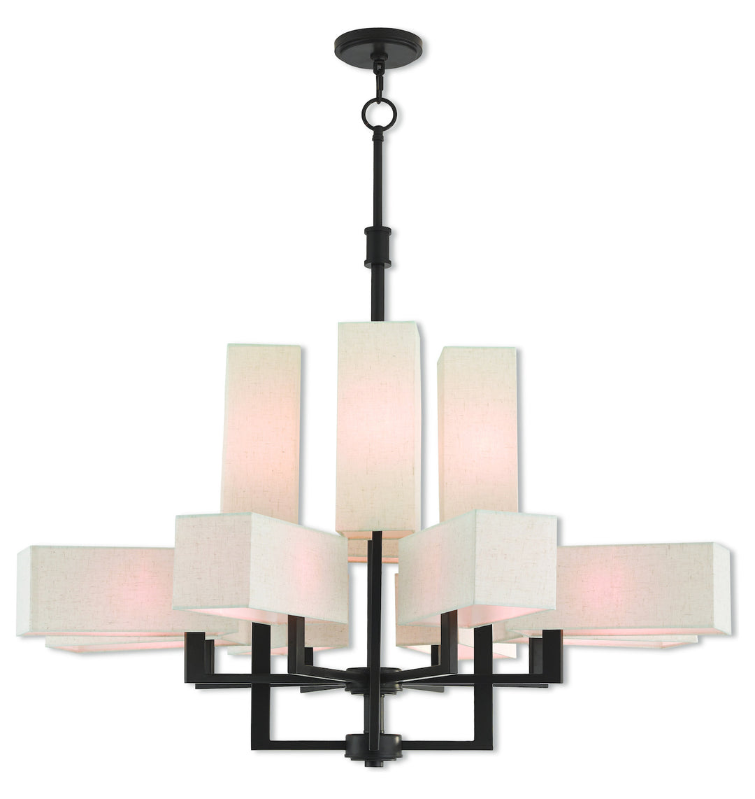 12 Lt Bz Foyer Chandelier by Livex Lighting