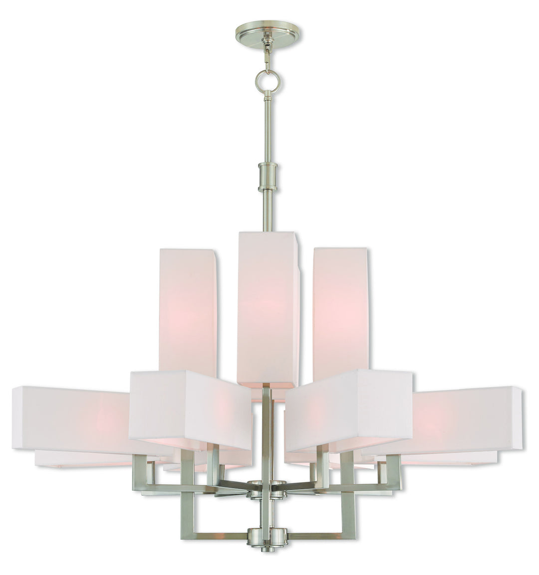 12 Lt Bn Foyer Chandelier by Livex Lighting