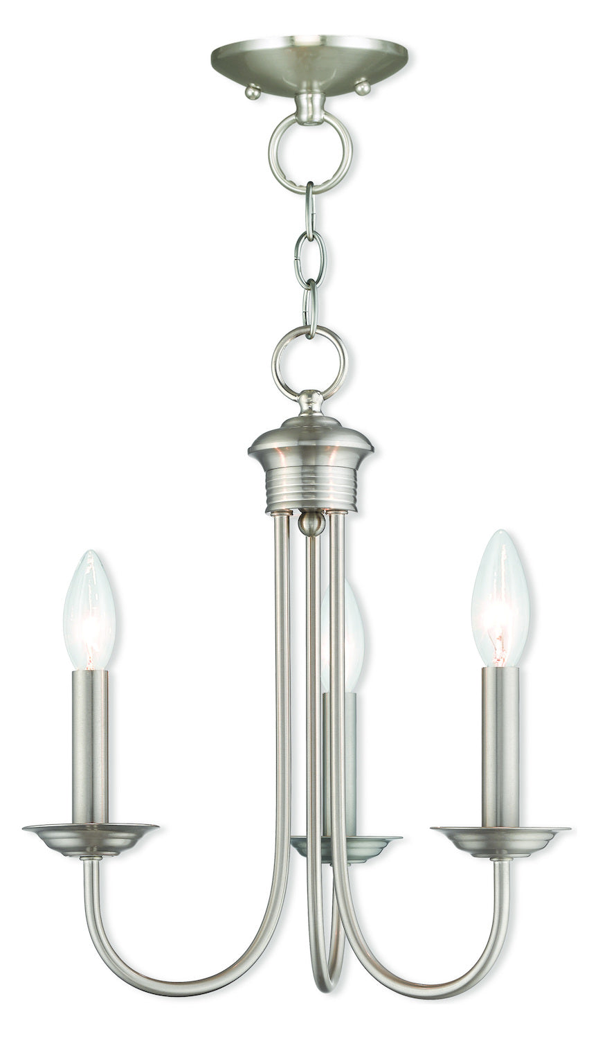 3 Lt Bn Chandelier by Livex Lighting