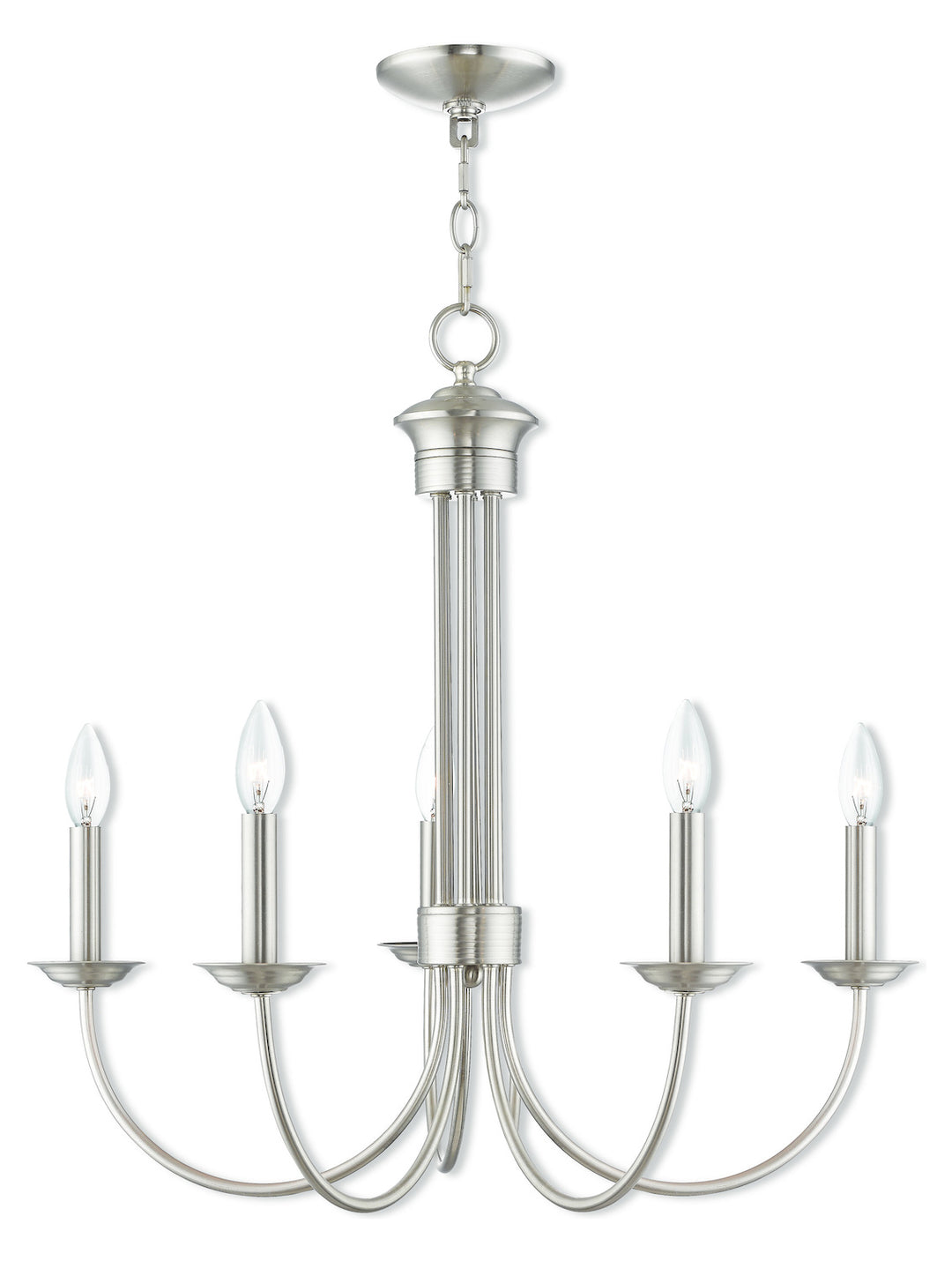 5 Lt Bn Chandelier by Livex Lighting