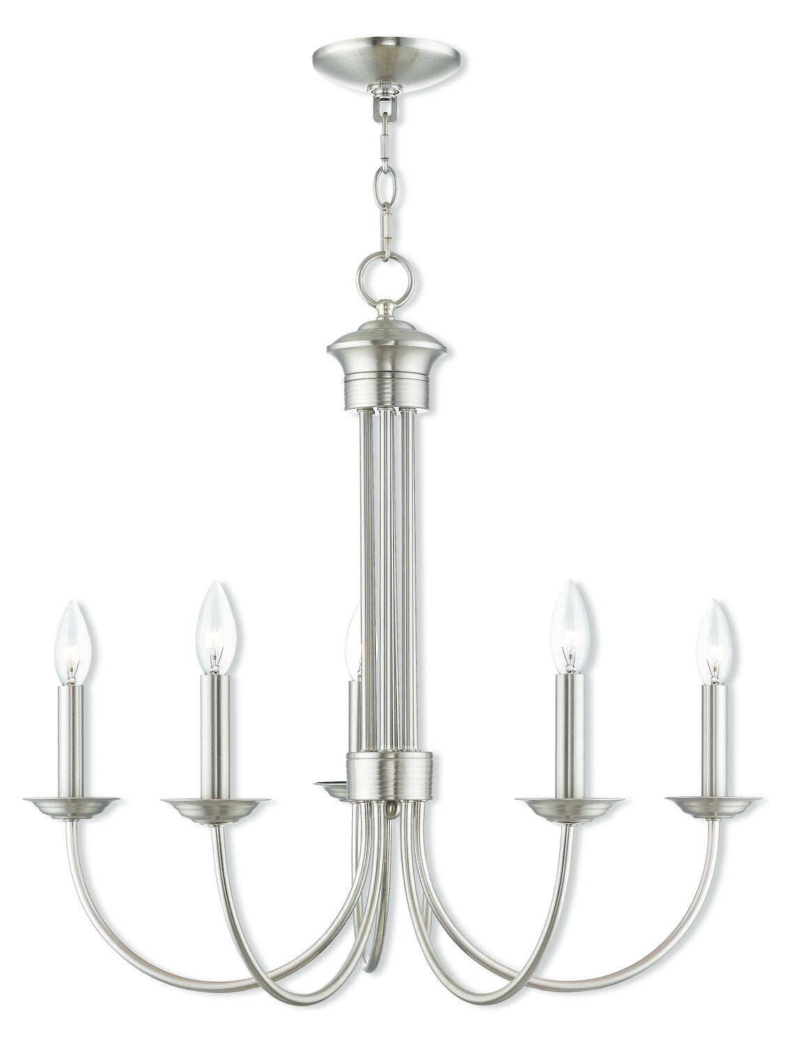5 Lt Bn Chandelier by Livex Lighting