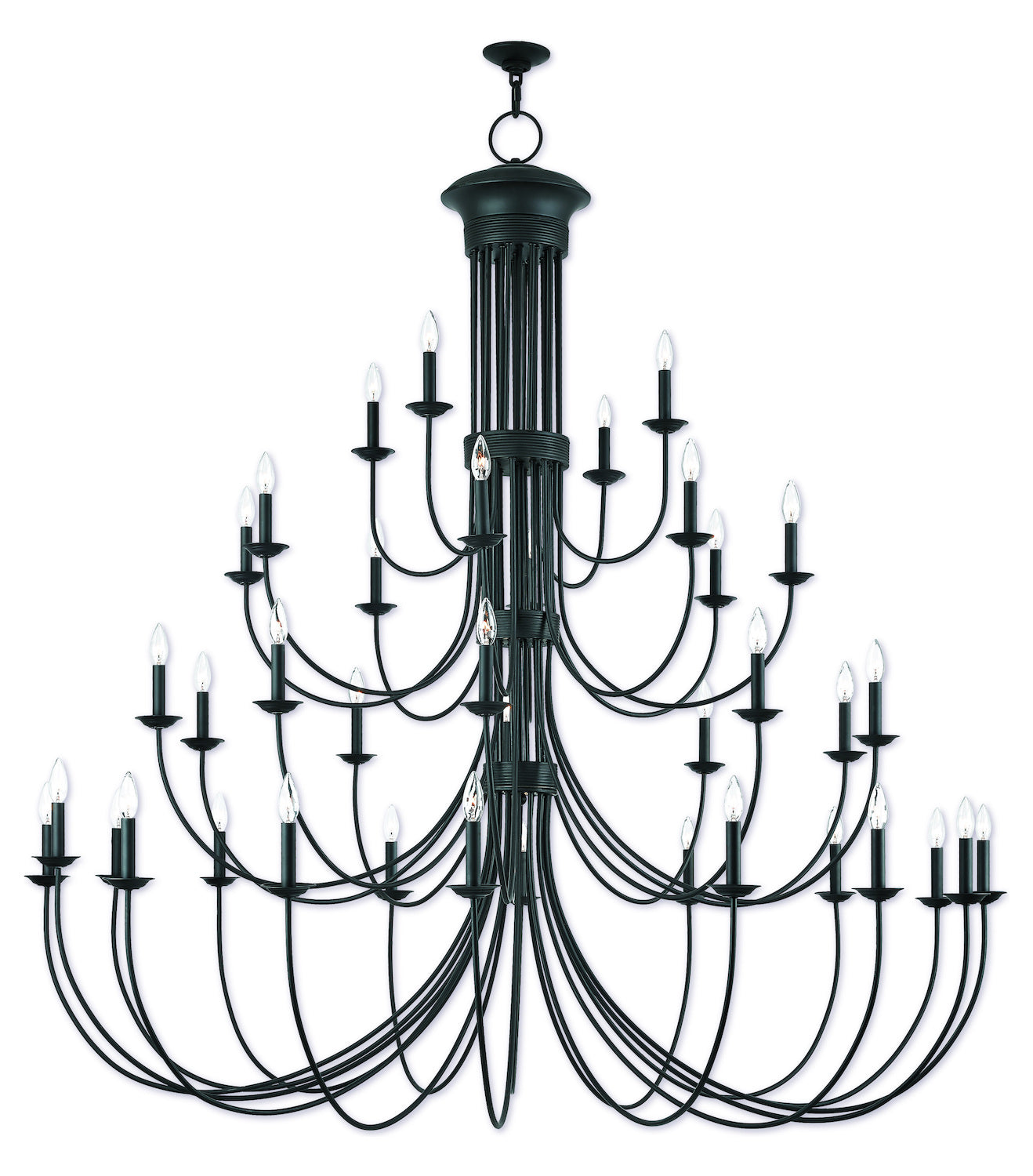 38 Lt Bz Grand Foyer Chandelier by Livex Lighting