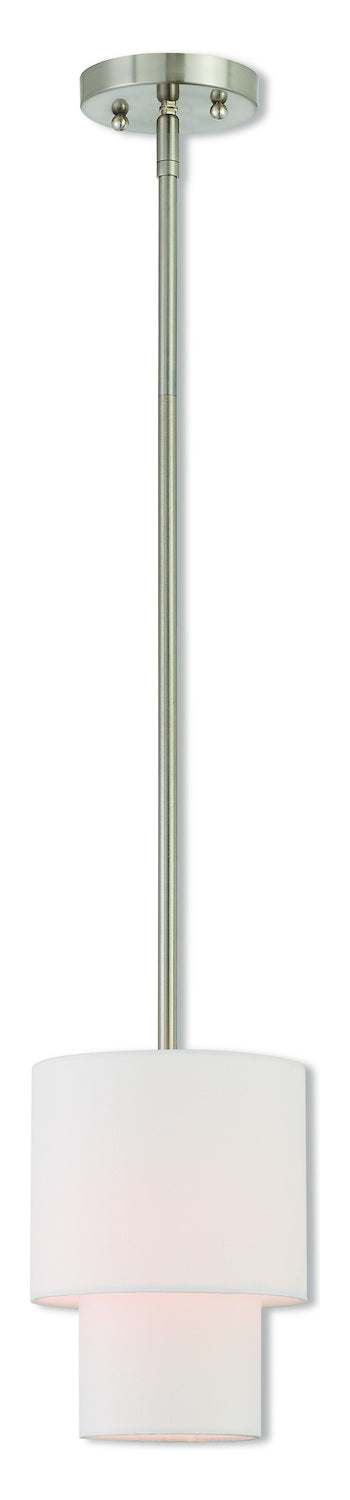 1 Lt Bn Mini Pendant by Livex Lighting