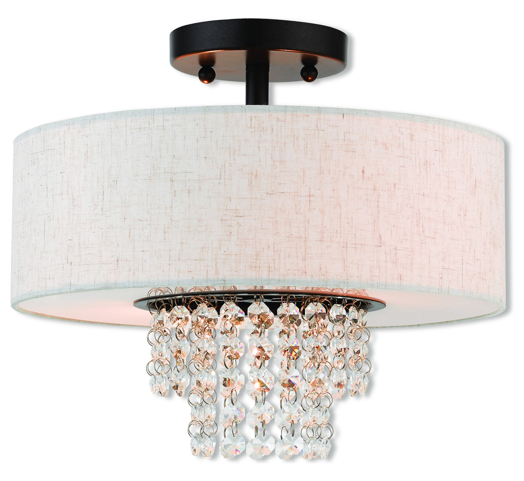 2 Lt Ebz Ceiling Mount by Livex Lighting