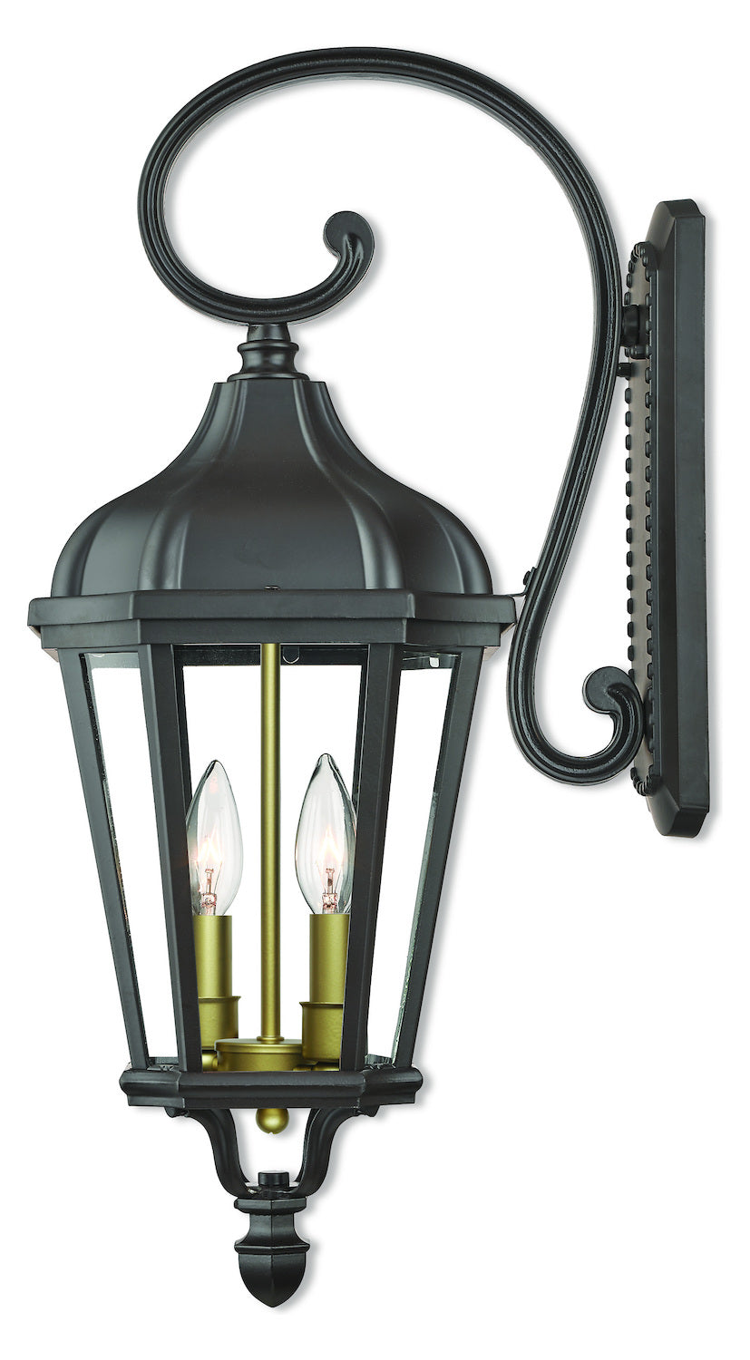 2 Lt Bz Outdoor Wall Lantern by Livex Lighting